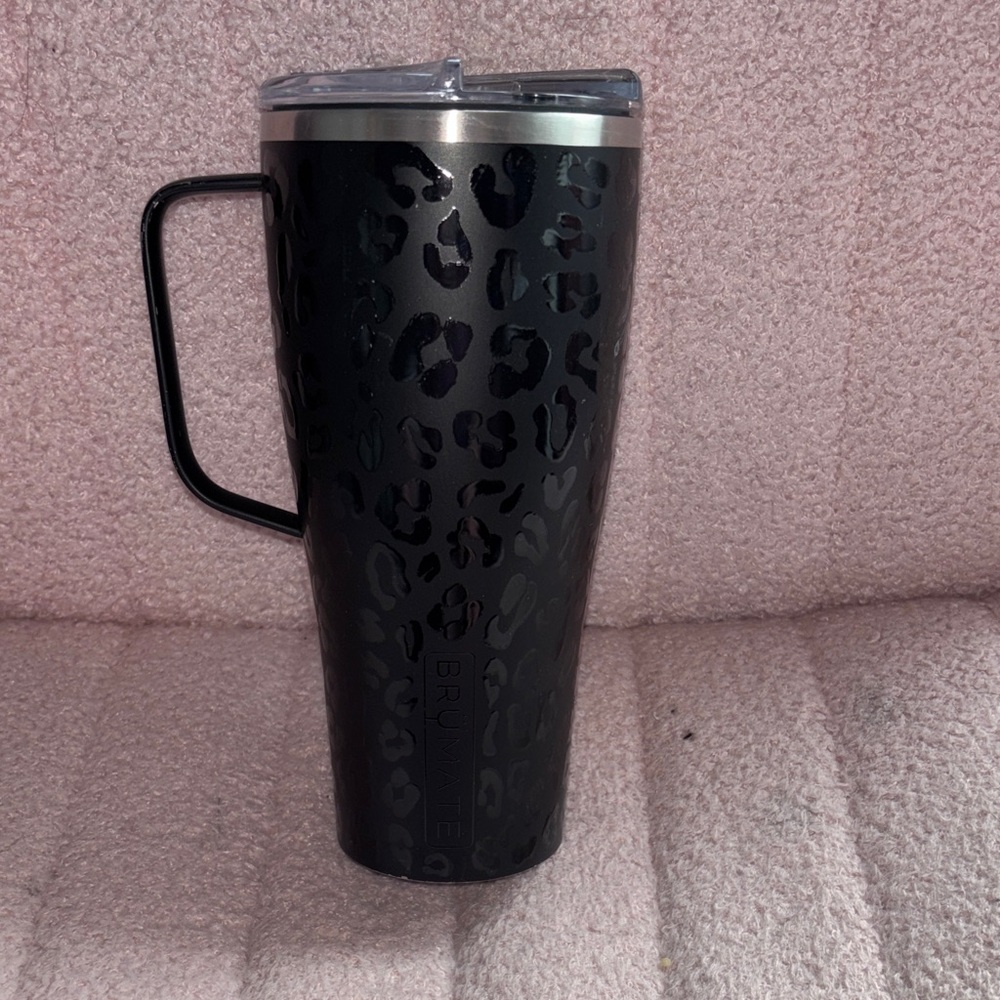BrüMate Black Leopard Print Tumbler